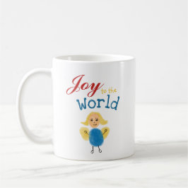 Freude an der Welt. Christmas Fingerprint Angel Ar Kaffeetasse