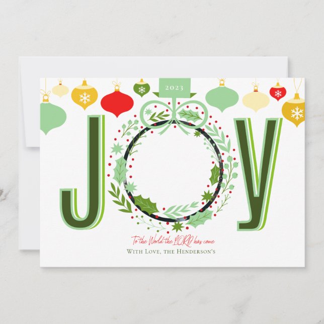 Freude an der Welt, der Herr hat Weihnachten gekom (Vorderseite)