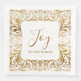 Freude an der Welt einzigartige elegante Weihnacht Serviette