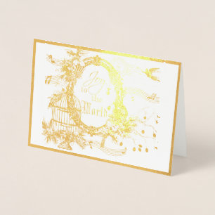 Freude an der Welt Kardinal Weihnachten Folienkarte