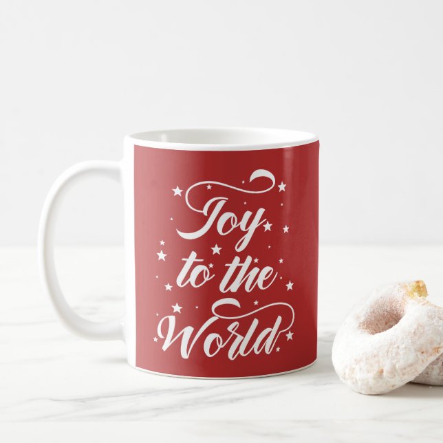 Freude an der Welt Weihnachten Kaffeetasse (Mit Donut)