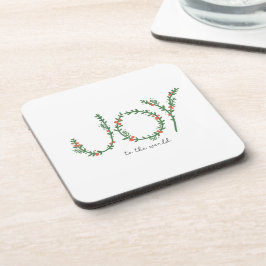 Freude an der Welt Weihnachts-Grünen Kranz & Berri Getränkeuntersetzer