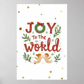 Freude an der Welt Weihnachts-Poster Wall Art Poster