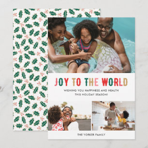 Freude an der Weltfamilie Drei Fotos Weihnachten