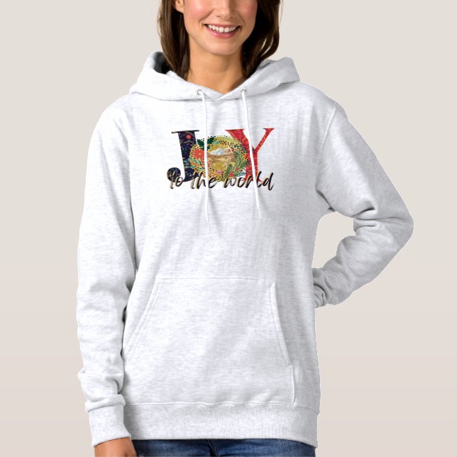 Freude an der Weltkrippe Hoodie (Vorderseite)