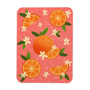 Freude an Orangen und Orangenblüten Magnet