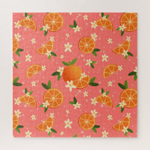 Freude an Orangen und Orangenblüten Puzzle
