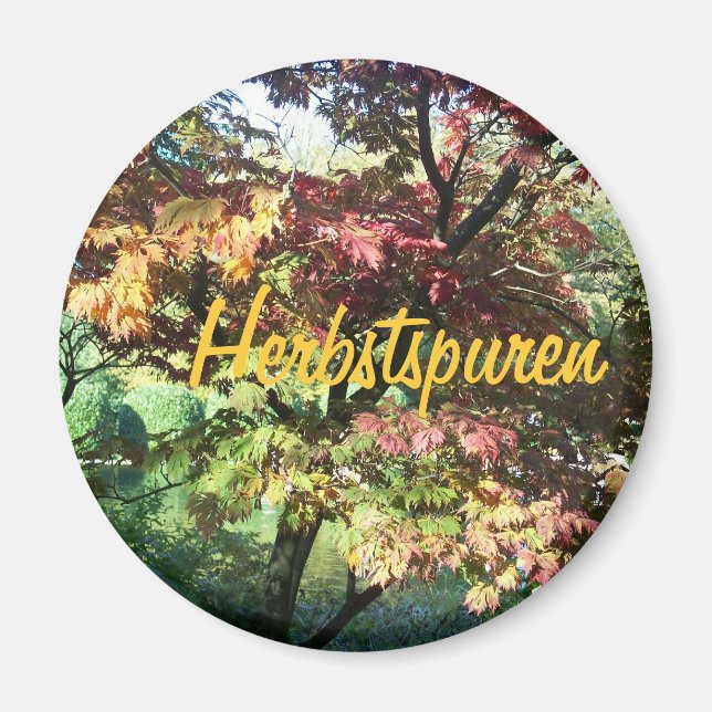 Freude auf den Herbst Magnet (Vorne)