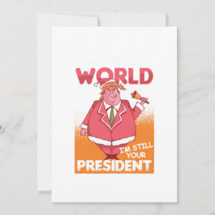 Freude Auf Der Welt Trump Weihnachtsmann Neujahr C Einladung