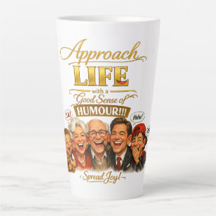 Freude ausstrahlen milchtasse