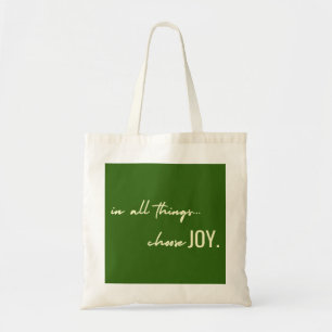 Freude aussuchen. In allem. Tasche und Beutel