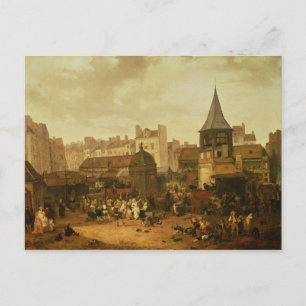 Freude bei Les Halles Postkarte