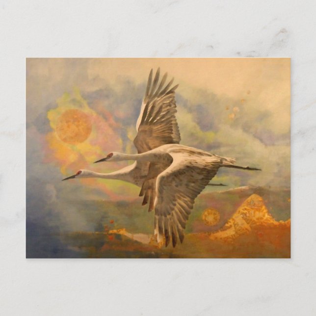 Freude, Botschaft von Apollo Postkarte (Vorderseite)