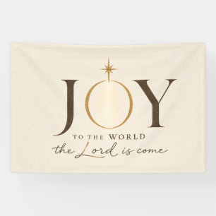 FREUDE DER WELT Christliches Weihnachten Banner