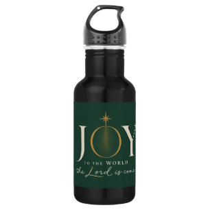 FREUDE DER WELT Christliches Weihnachten Edelstahlflasche