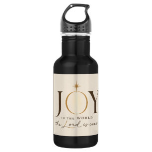 FREUDE DER WELT Christliches Weihnachten Edelstahlflasche