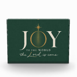 FREUDE DER WELT Christliches Weihnachten Fotoblock