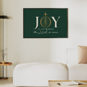 FREUDE DER WELT Christliches Weihnachten Poster