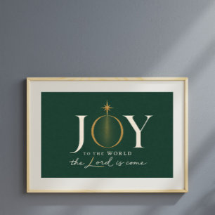 FREUDE DER WELT Christliches Weihnachten Poster