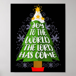 Freude der Welt, der Herr ist gekommen, Christlich Poster