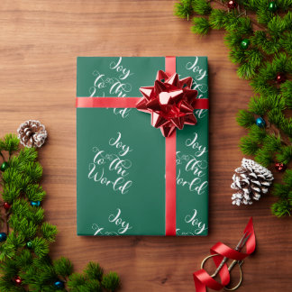Freude der Welt Grünes Geschenkpapier
