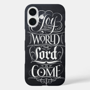 Freude der Welt Herr Christian Kreide Weihnachten iPhone 16 Hülle