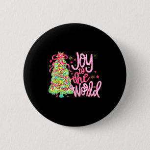 Freude der Welt Jesus Christlicher Weihnachtsbaum Button