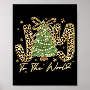 Freude Der Welt Jesus Christliches Weihnachten Xma Poster