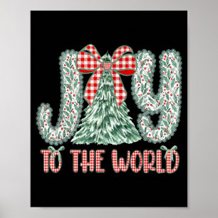 Freude der Welt Jesus Christliches Weihnachten Xma Poster