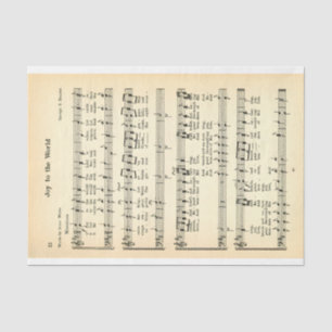 Freude der Welt Notenblatt DW3 Decoupage Seidenpapier