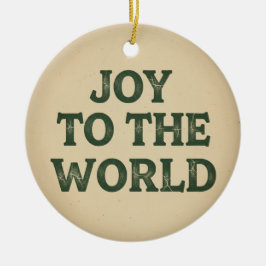 Freude der Welt Vintage-Weihnachtsdekoration Keramik Ornament
