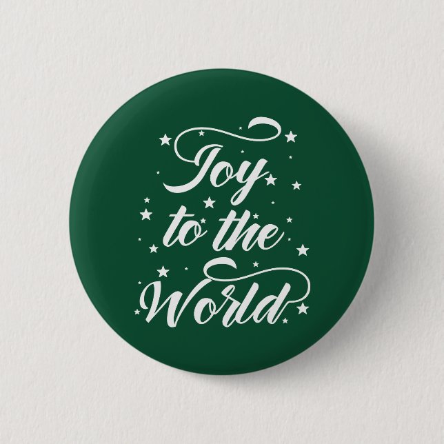 Freude der Welt Weihnachten Button (Vorderseite)