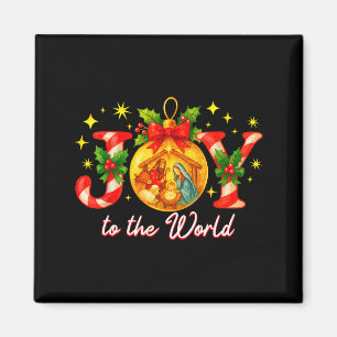 Freude der Welt Weihnachten Christliche Geburt Magnet