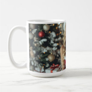 FREUDE DER WELT - Weihnachts-Santa-Mädchen Kaffeetasse