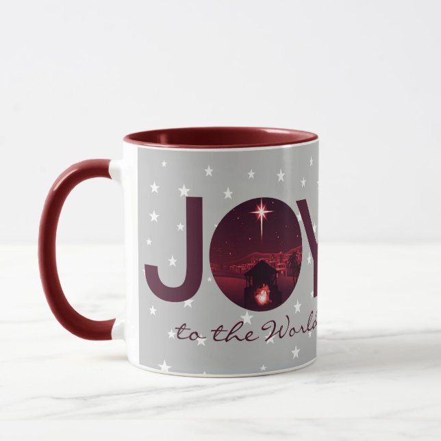 Freude der Welt Weihnachtsgeschichte   Tasse (Links)