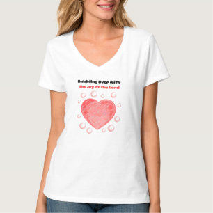 Freude des Herrn mit rotem Herz T-Shirt
