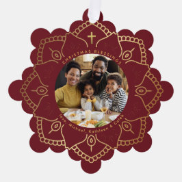 Freude, die wir euch lieben | Christmas Hymn Holid Ornament Karte