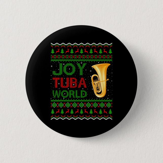 Freude Dir Weltmusikliebhaber Weihnachtsgeschenk H Button (Vorderseite)