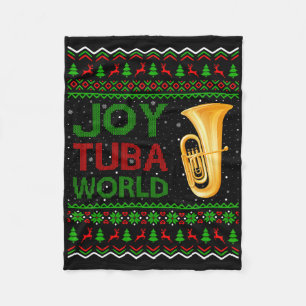 Freude Dir Weltmusikliebhaber Weihnachtsgeschenk H Fleecedecke