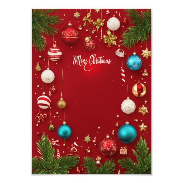 Freude entpacken: Weihnachts-Online-Verkauf! Fotodruck (Vorne)