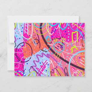 Freude erleben postkarte