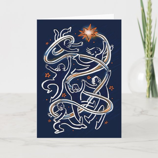 Freude Feiertagskarte (Vorderseite)