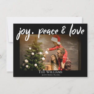 Freude Frieden Und Liebe Foto Weihnachten