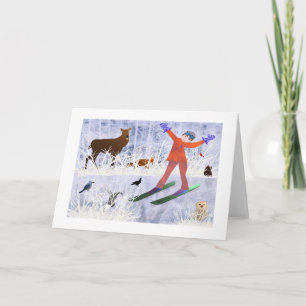 Freude für Winter Lee Maries Kreativdesignkarte Karte