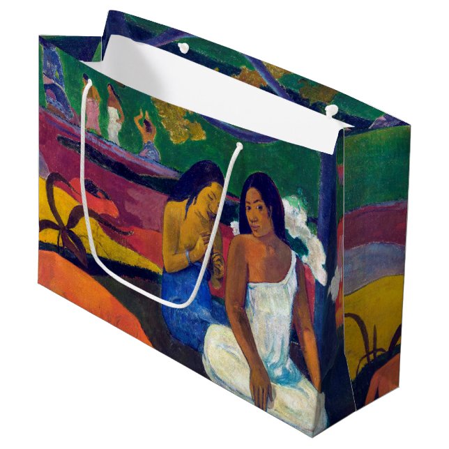 Freude, Gauguin Große Geschenktüte (Vorderseite Schrägansicht)
