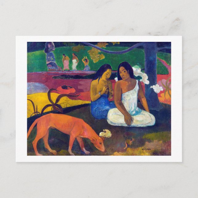 Freude, Gauguin Postkarte (Vorderseite)