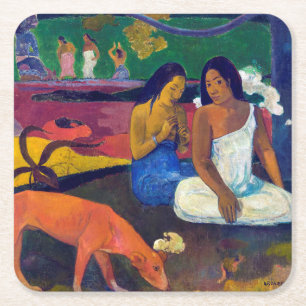 Freude, Gauguin Rechteckiger Pappuntersetzer
