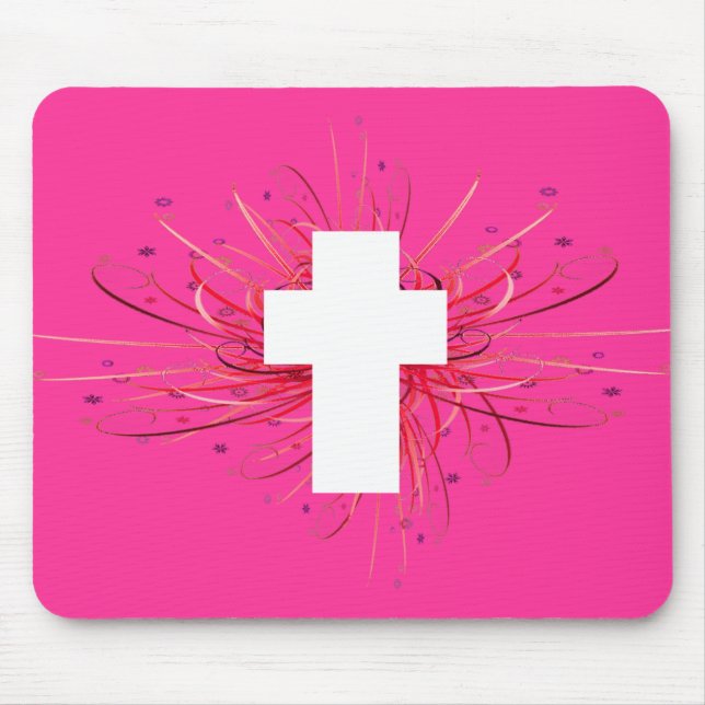 FREUDE! im Kreuz Mousepad (Vorne)