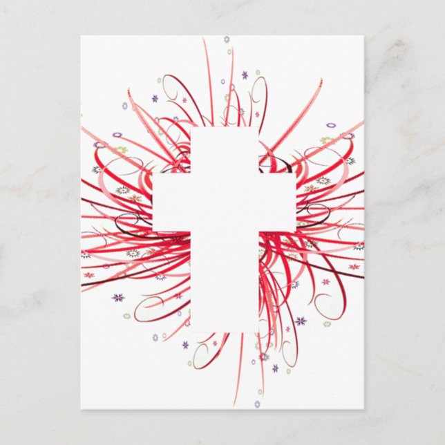 Freude! im Kreuz Postkarte (Vorderseite)