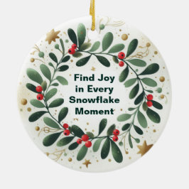 Freude in jedem Snowflake Weihnachtsschmuck finden